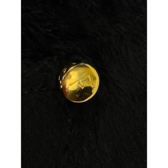 Gianfranco Ferre Black Faux Fur Pants 4 #236100G77B - Picture 7 of 12